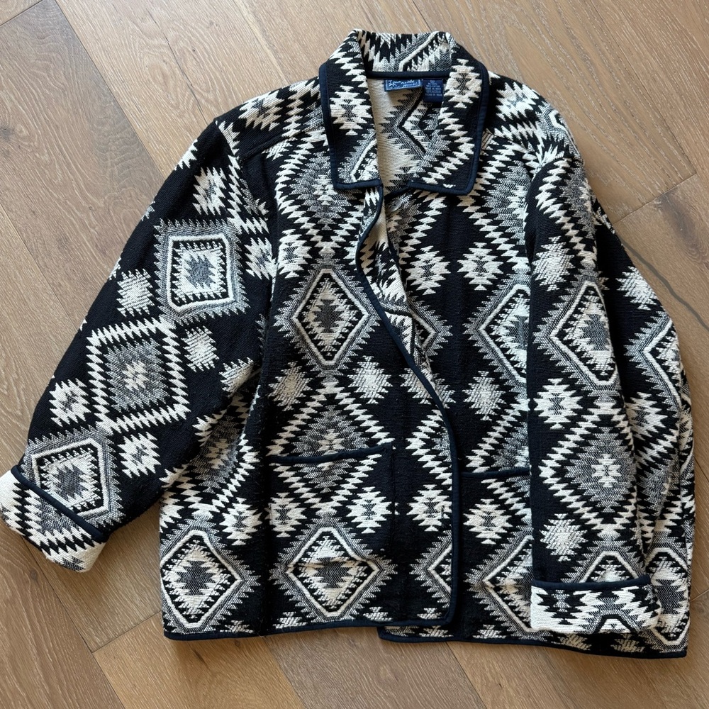 Jane Ashley cotton southwestern jacket